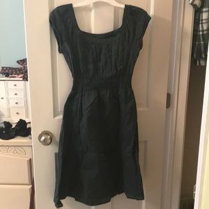 Dark green/turquoise short-sleeve Mossimo dress